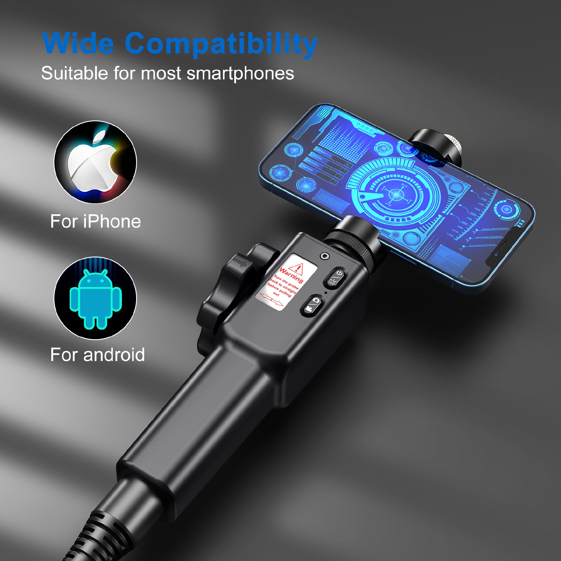 ED-A two-way articulating endoscope HD 1080P WiFi Waterproof Inspection