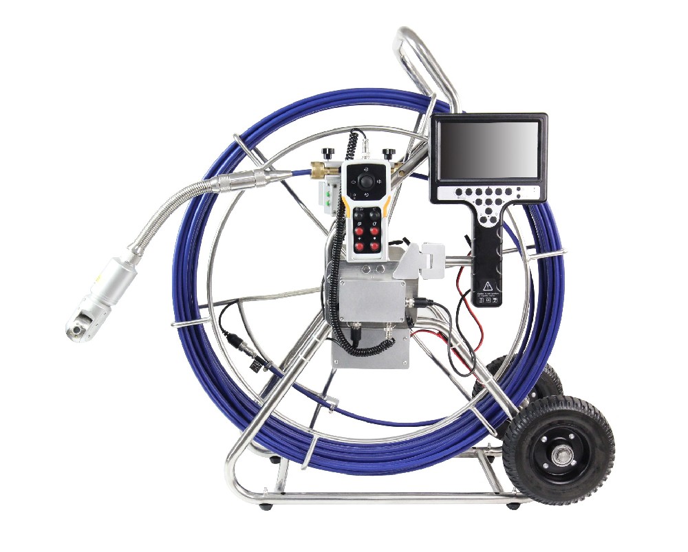 A4-C50PT pipeline sewer inspection camera with pan tilt camera LED brightness adjustable